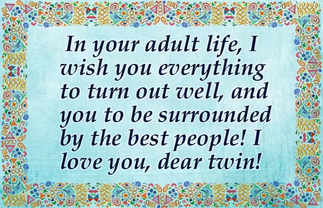 Birthday Wishes For Twinnie Sister