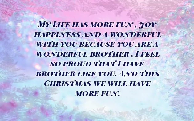 Christmas Wishes For Brother