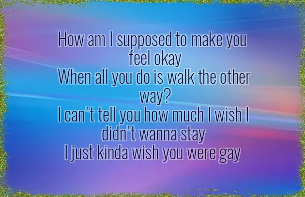 I Wish You Were Gay Billie Eilish I Wish You Were Gay Billie Eilish