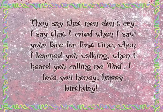 Happy Birthday Wishes To Father From Daughter