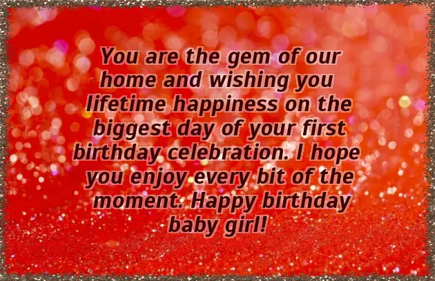 Happy One Year Birthday