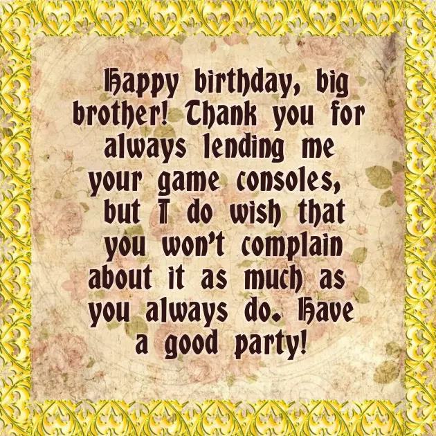 Best Happy Birthday Wishes For Big Brother Best Happy Birthday Wishes For Big Brother