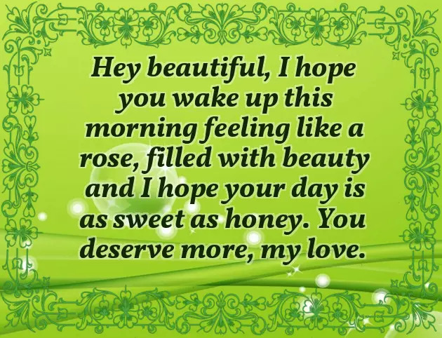 Good Morning Flower For My Love