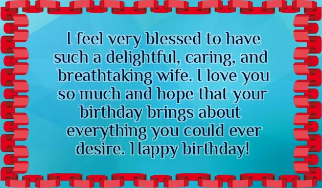 Happy Birthday To My Beautiful Wife