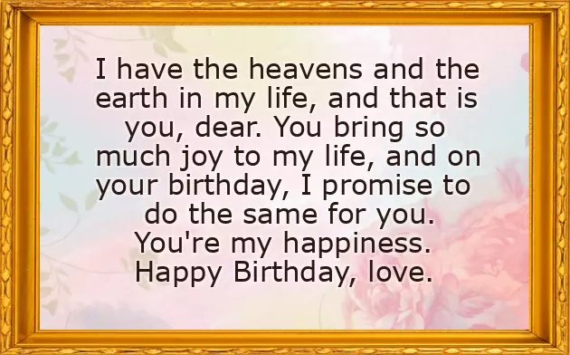 Birthday Wishes For Sweetheart