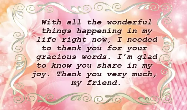 Well Wishes Thank You