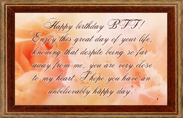 Birthday Wish For Special Female Friend