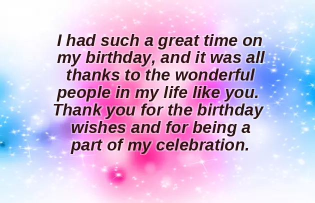 Birthday Wishes Reply Birthday Wishes Reply