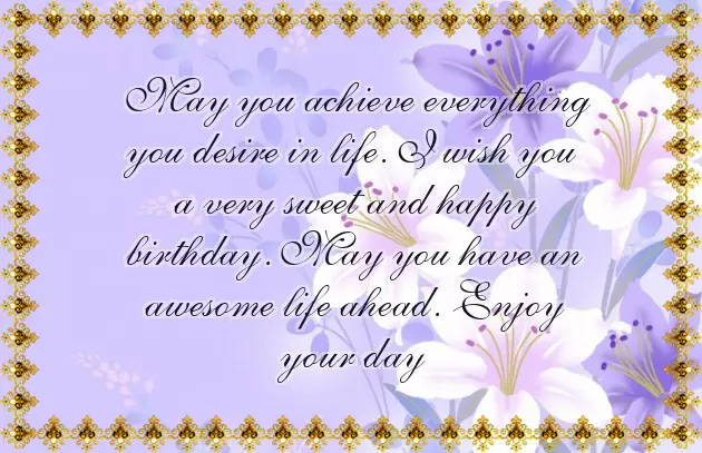 Wish You Happy Birthday Little Sister