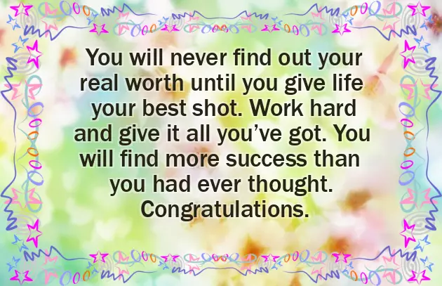 Congratulations On Getting Good Marks