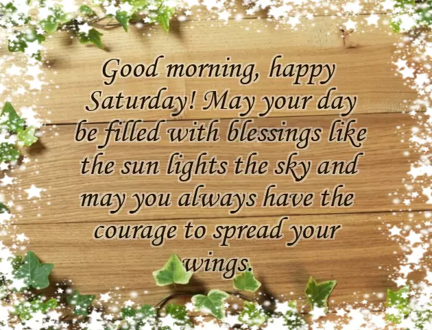 Saturday Greetings With Flowers