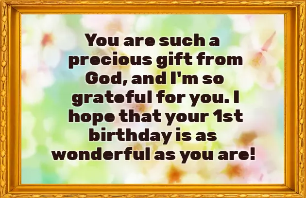 First Birthday Wishes From Parents To Daughter