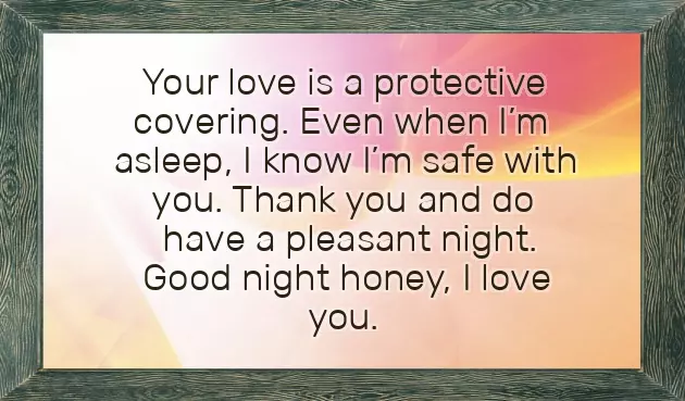 Good Night Wish Romantic