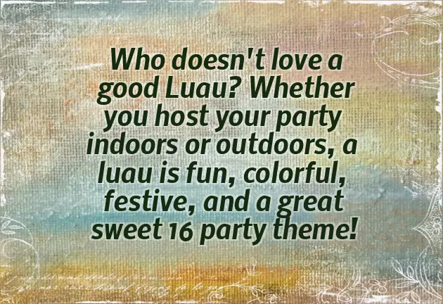 Sweet 16 Birthday Ideas Sweet 16 Birthday Ideas