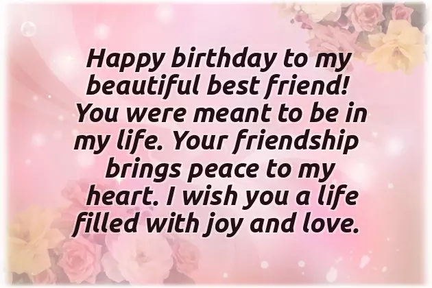 Sweet Birthday Wishes For Best Friend