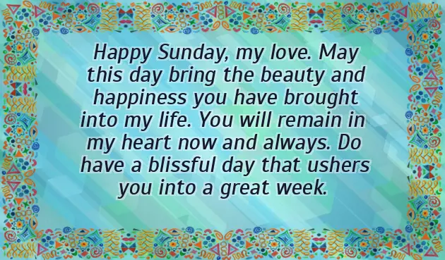 Sunday Love Greetings