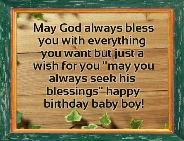 Birthday Greetings For A Kid Boy