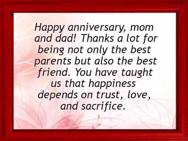 Happy Anniversary To My Dad And Mom Happy Anniversary To My Dad And Mom