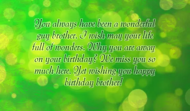 Happy Birthday Bhai Lines