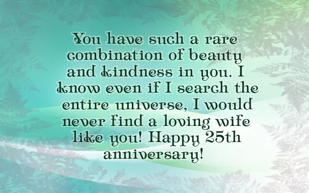 Happy Silver Wedding Anniversary