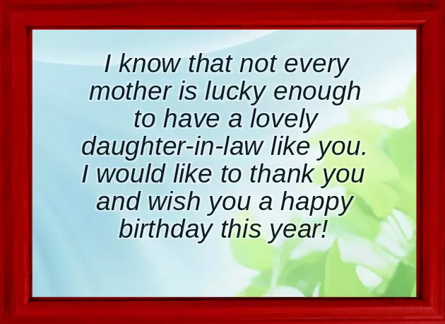 Bday Wishes For Daughter In Law
