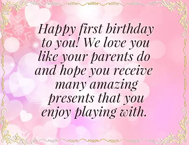 Happy Birthday To Baby Niece