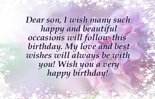 God Bless My Son On His Birthday