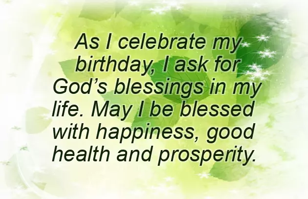 Birthdays Wishes For Myself