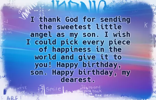Birthday Greetings To Our Son Birthday Greetings To Our Son