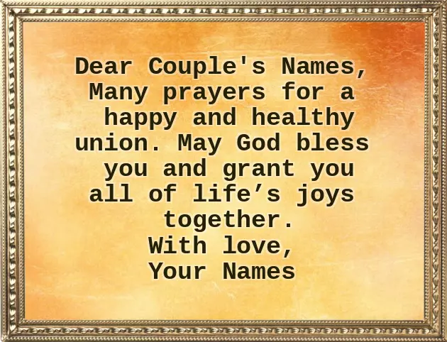 Greetings For Newly Wed Couple