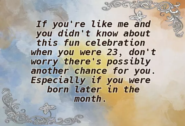 Golden Birthday Golden Birthday