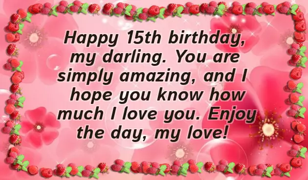 Happy 15Th Birthday To My Granddaughter