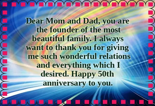 Golden Wedding Anniversary Quotes