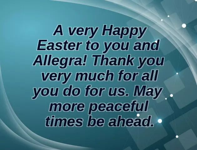 Happy Easter For All Of You