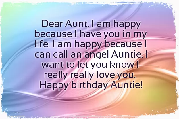 Happy Blessed Birthday Auntie