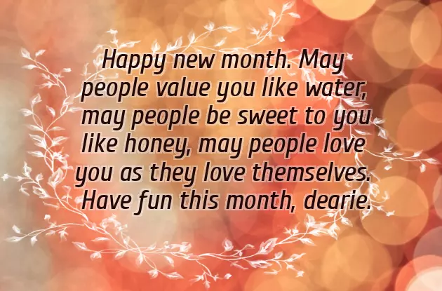 New Month Love Sms New Month Love Sms