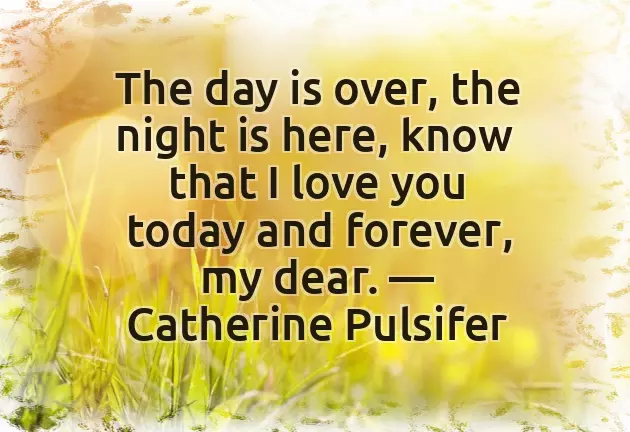 Good Night Wish Romantic