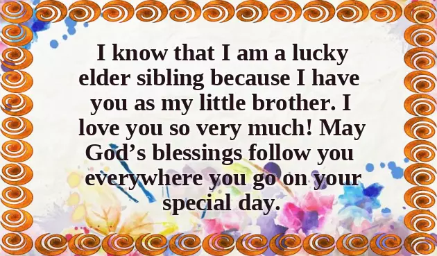 Birthday Wishes In English For Small Brother