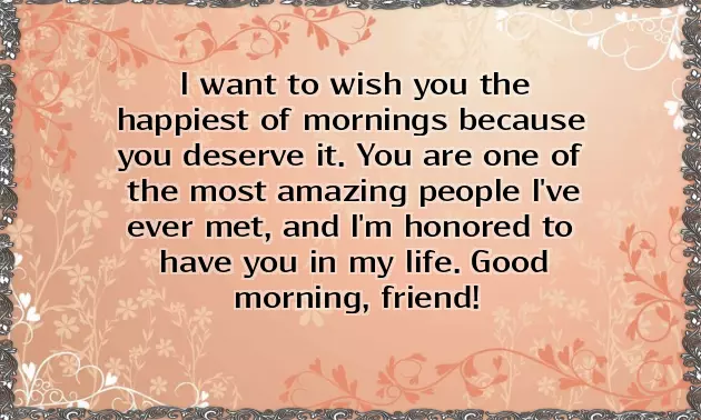 Morning Message Friend Morning Message Friend