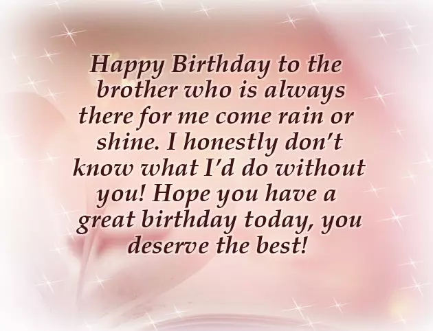 Younger Brother Birthday