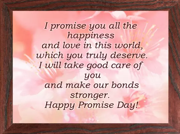 Happy Promise Day Love