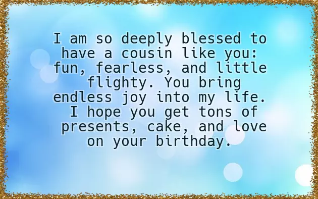 Birthday Greetings For Cousin Brother