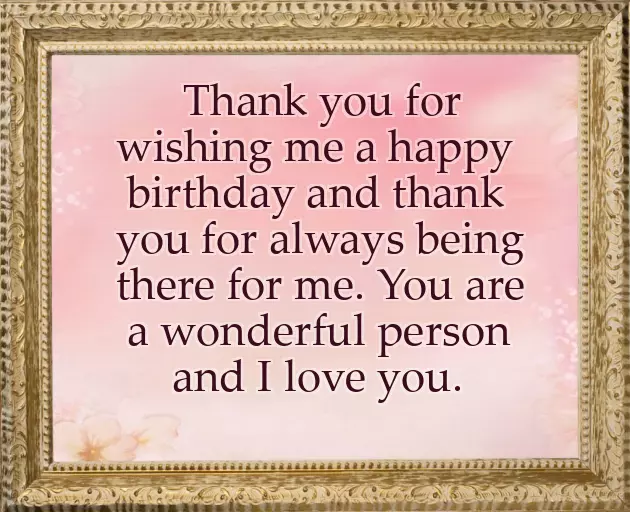 Dear Friends Thank You For Your Birthday Wishes