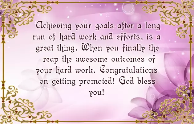 Promotion Greetings Promotion Greetings