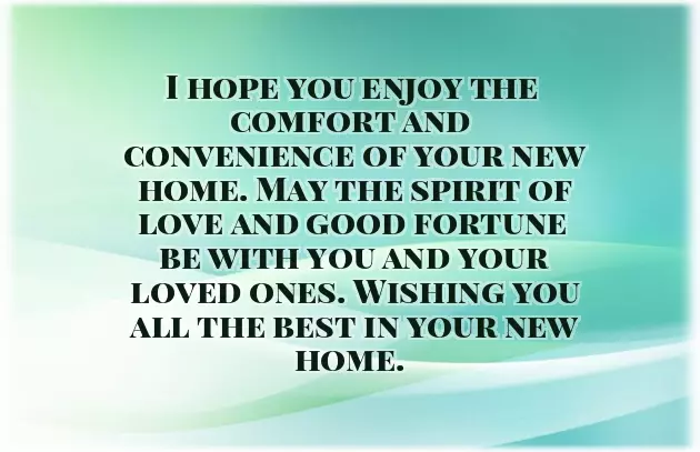 Congratulations On Moving Into Your New Home
