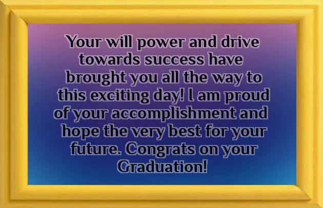 Words Of Graduation Congratulations