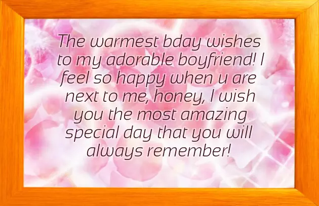 Happy Birthday Text Boyfriend