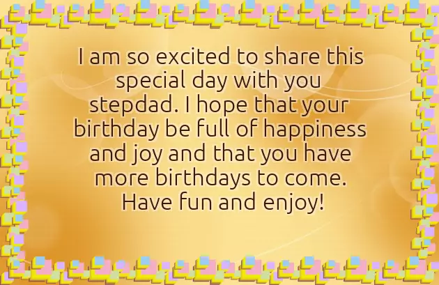 Birthday Wishes For Stepfather