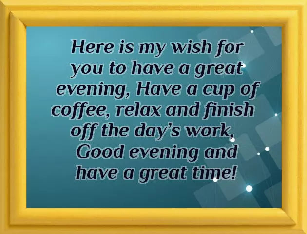 Good Evening Whatsapp