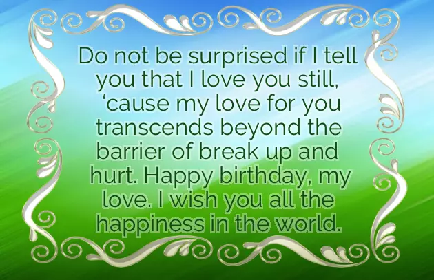 Memory Birthday Wishes For Ex Boyfriend Memory Birthday Wishes For Ex Boyfriend
